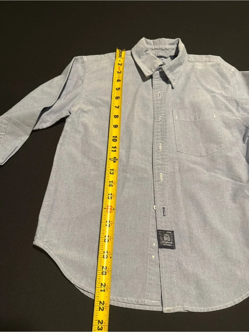 GAP Kids  Light Blue Button-Down Oxford Shirt 5-6, Authentic Oxford